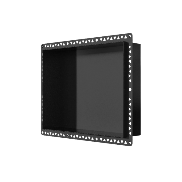 Art Australia Anook Shower Niche 400 x 300mm Black Ace