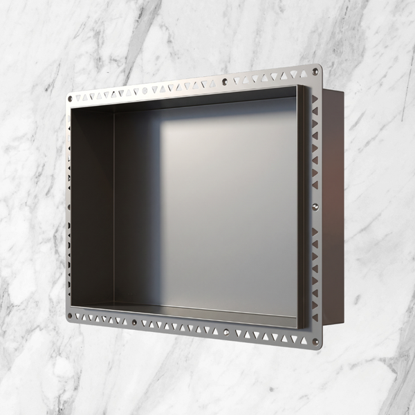 Art Australia Anook Shower Niche 400 x 300mm Titanium Grey
