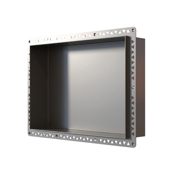 Art Australia Anook Shower Niche 400 x 300mm Titanium Grey