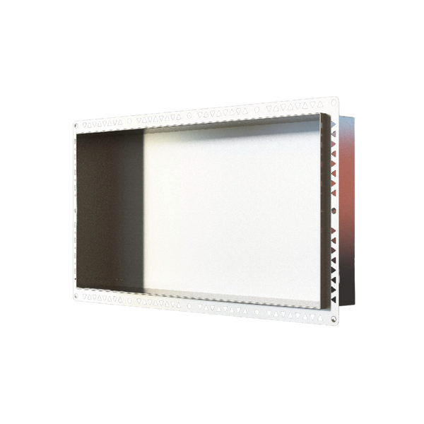 Art Australia Anook Shower Niche 600 x 300mm Polished Stainless