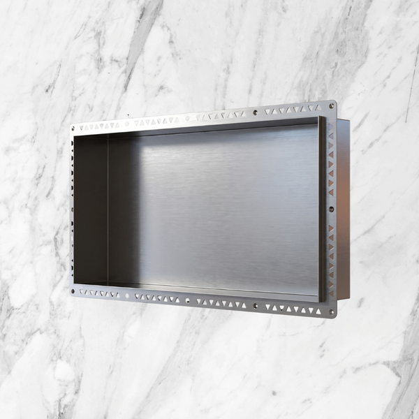 Art Australia Anook Shower Niche 600 x 300mm Titanium Grey
