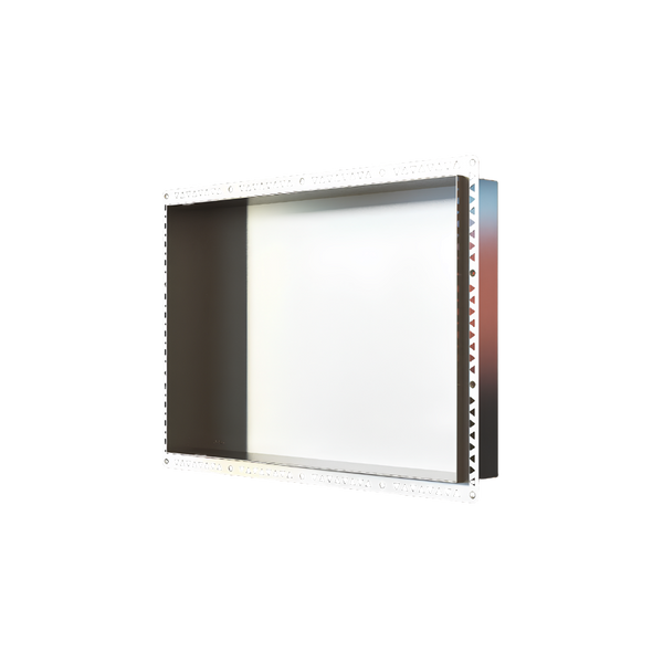 Art Australia Anook Shower Niche 600 x 400mm Polished Stainless