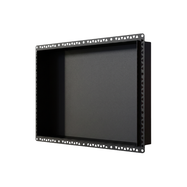 Art Australia Anook Shower Niche 600 x 400mm Black Ace