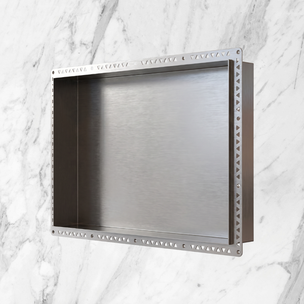 Art Australia Anook Shower Niche 600 x 400mm Titanium Grey
