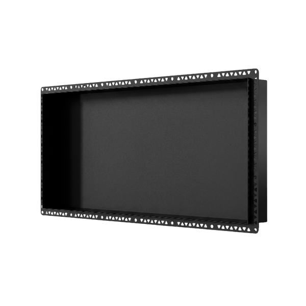 Art Australia Anook Shower Niche 900 x 300mm Black Ace