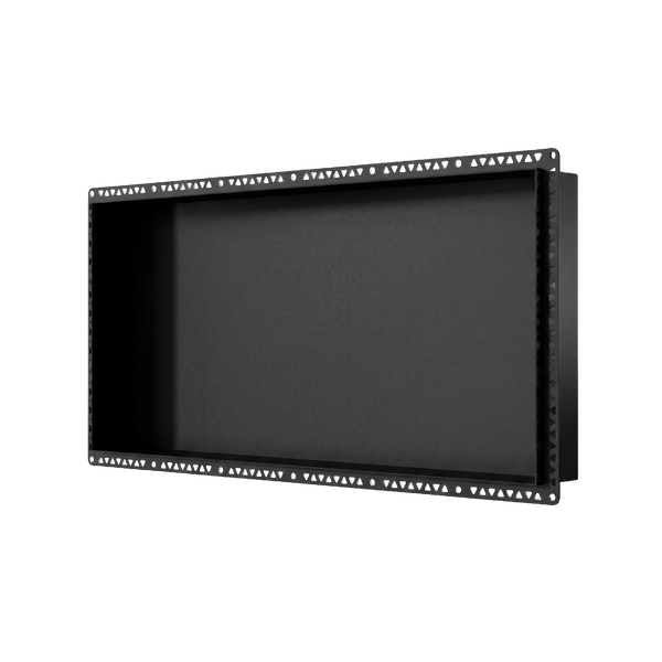 Art Australia Anook Shower Niche 900 x 400mm Black Ace