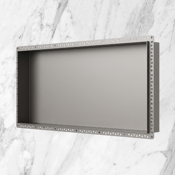 Art Australia Anook Shower Niche 900 x 400mm Titanium Grey