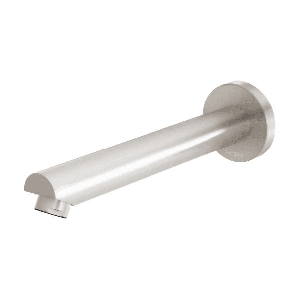 Pina Wall Bath / Basin Outlet 180mm Brushed Nickel