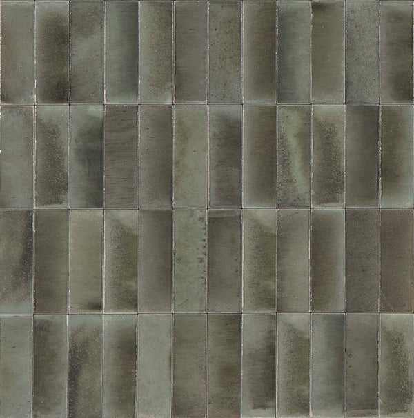 Tiles Vetra Grigio Charcoal Gloss 50 x 150mm