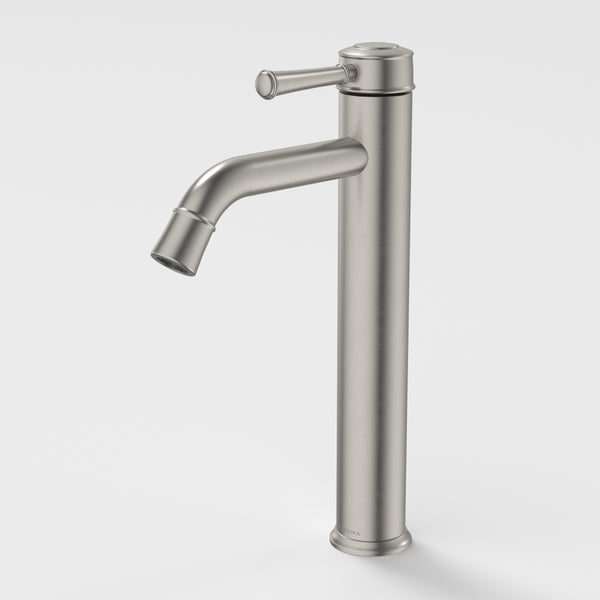 Caroma Riviere Tower Basin Mixer Brushed Nickel Lead Free