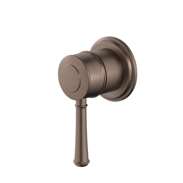 Caroma Riviere Bath/Shower Mixer (Complete Kit) Brushed Bronze