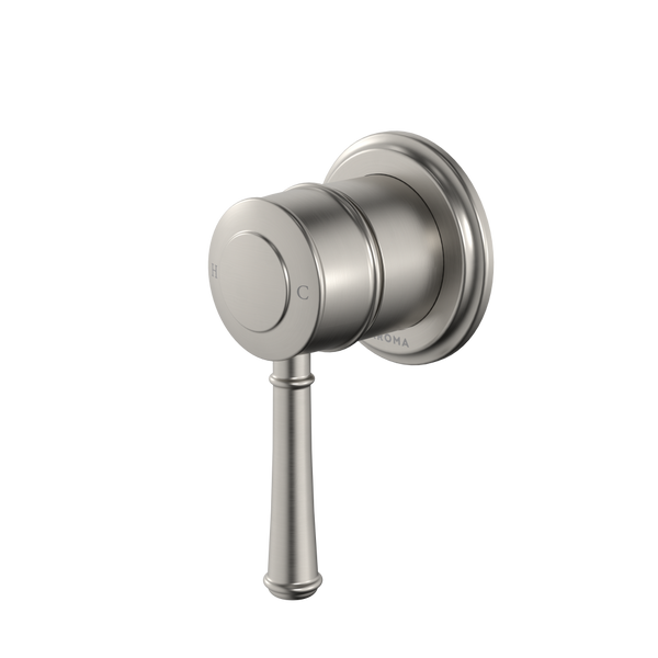Caroma Riviere Bath/Shower Mixer (Complete Kit) Brushed Nickel