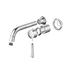 Caroma Riviere Wall Basin/Bath Mixer 175mm (Trim Kit Only) Chrome Lead Free