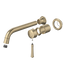 Caroma Riviere Wall Basin/Bath Mixer 210mm (Trim Kit Only) Brushed Brass Lead Free