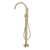 Caroma Riviere Freestanding Bath Filler With Handshower (Complete Kit) Brushed Brass