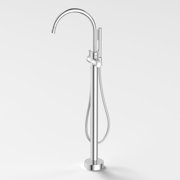 Caroma Riviere Freestanding Bath Filler With Handshower (Complete Kit) Chrome