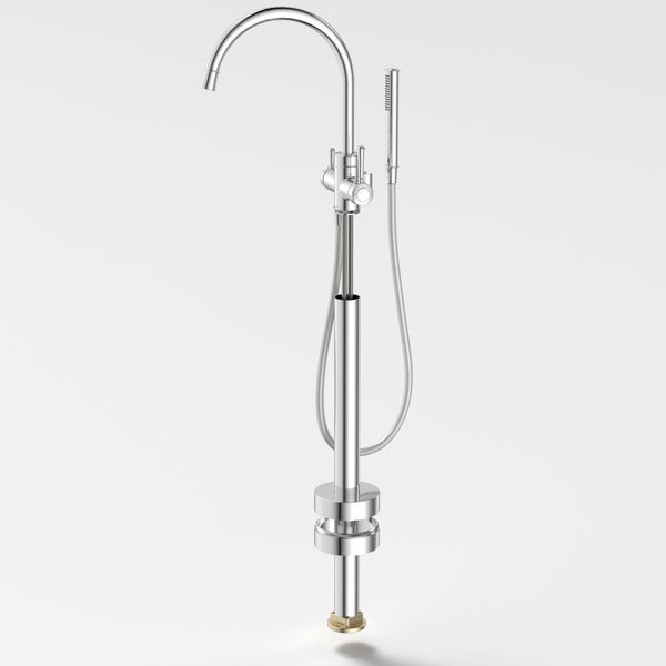 Caroma Riviere Freestanding Bath Filler With Handshower (Trim Kit Only) Chrome