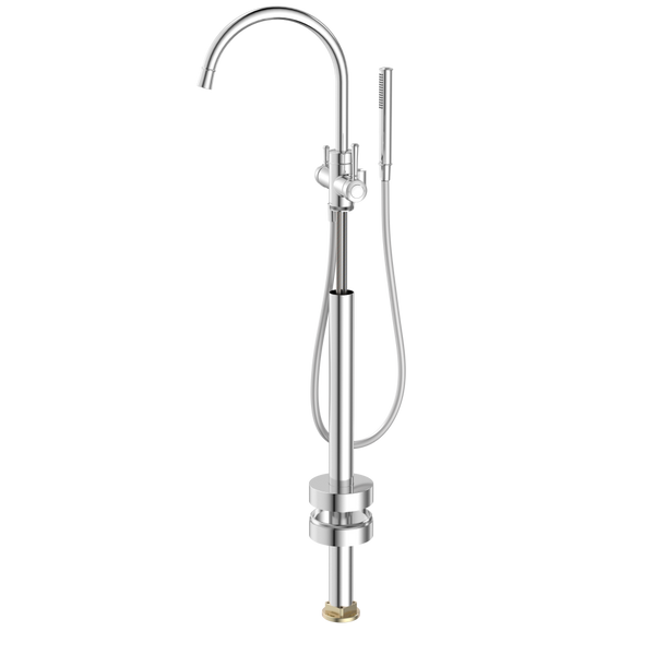 Caroma Riviere Freestanding Bath Filler With Handshower (Trim Kit Only) Chrome