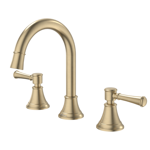 Caroma Riviere Basin Set Brushed Brass Lead Free
