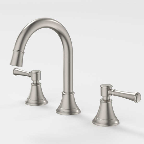 Caroma Riviere Basin Set Brushed Nickel Lead Free