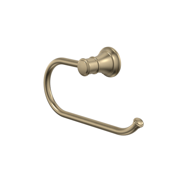 Caroma Riviere Toilet Roll Holder Brushed Brass