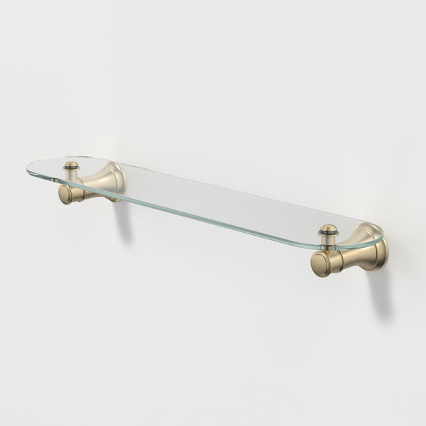 Caroma Riviere Bathroom Shelf Brushed Brass