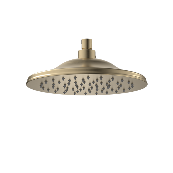 Caroma Riviere Rain Shower 250mm Brushed Brass