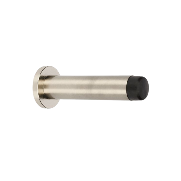 Zanda Skirting Fix Door Stop Brushed Nickel