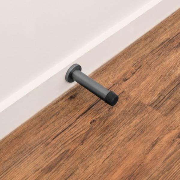 Zanda Skirting Fix Door Stop Graphite Nickel