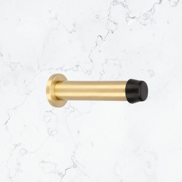 Zanda Skirting Fix Door Stop Satin Brass