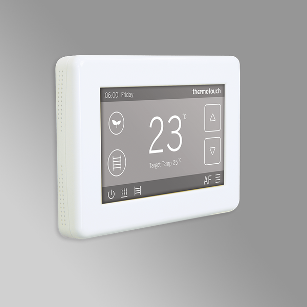Thermogroup Thermotouch 4.3dC Dual Control Thermostat White