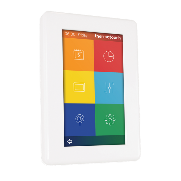 Thermogroup Thermotouch 4.3dC Dual Control Thermostat White