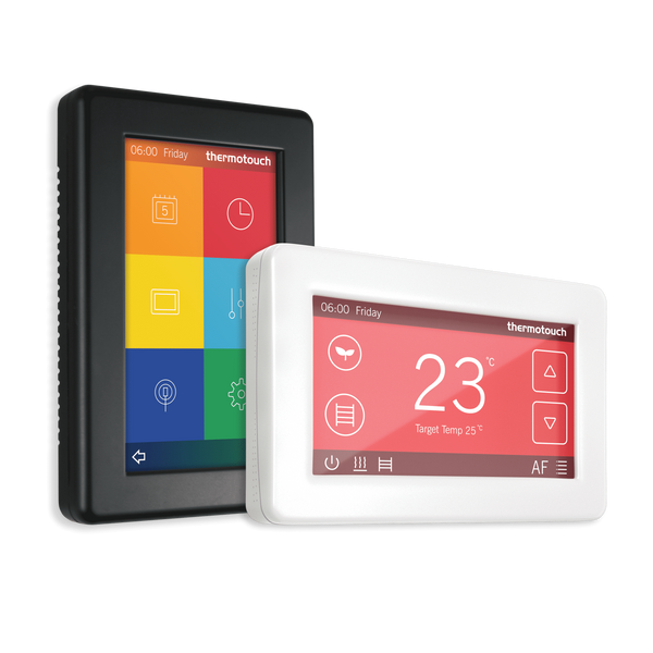 Thermogroup Thermotouch 4.3dC Dual Control Thermostat Black
