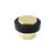 Zanda Round Floor Mount Door Stop Satin Brass