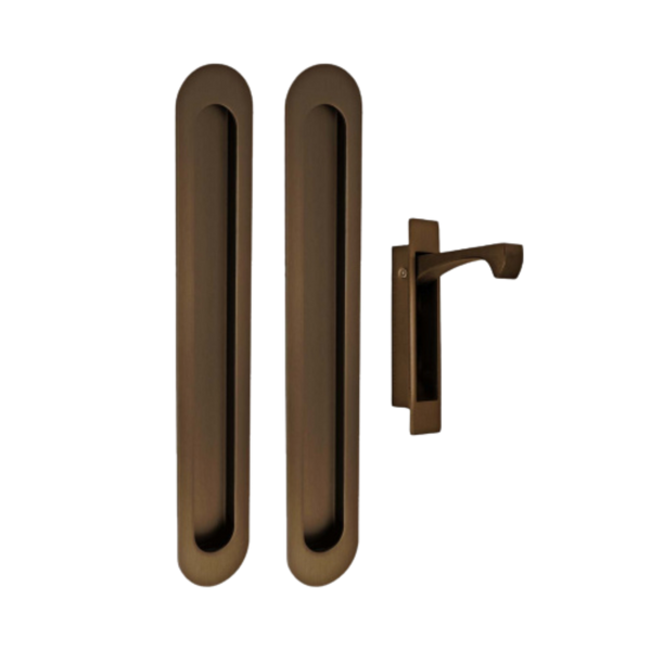 Zanda Duke Flush Pull Kit 250mm Ember Bronze