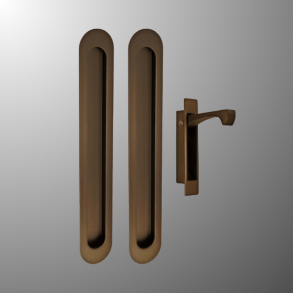 Zanda Duke Flush Pull Kit 250mm Ember Bronze