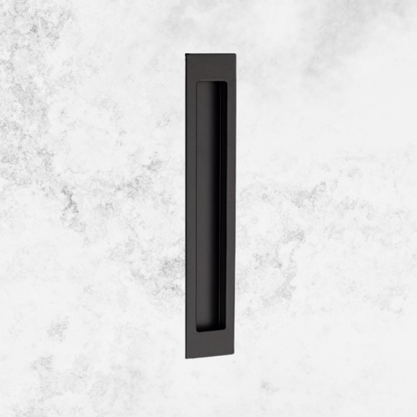 Zanda Verve 200mm Flush Pulls Matte Black