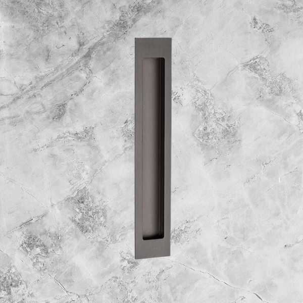Zanda Verve 200mm Flush Pulls Graphite Nickel