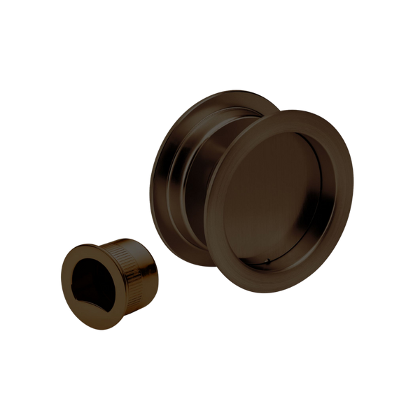Zanda Round Cavity Passage Set Ember Bronze