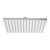 Phoenix Lexi Shower Rose 250mm Square  Stainless Steel