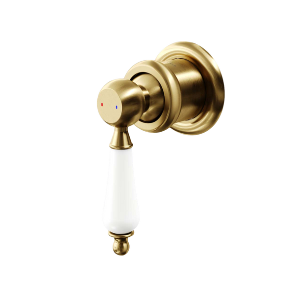 Villeroy & Boch Avia 2.0 Ceramic Lever Shower Mixer Brushed Gold (Trim Kit Only)