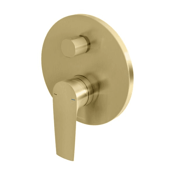 Phoenix Arlo Shower / Bath Diverter Mixer (Trim Kit Only) Brushed Gold