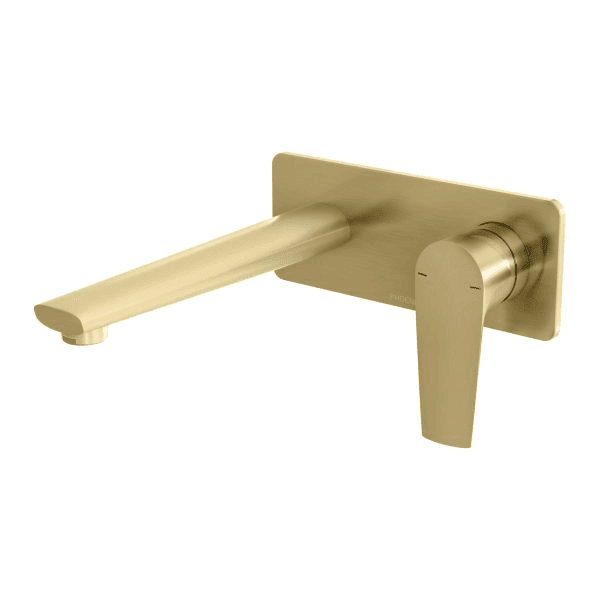 Phoenix Arlo Wall Basin / Bath Mixer Set 200mm (Trim Kit Only) Brushed Gold