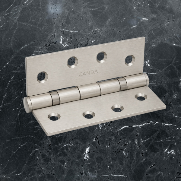 Zanda Door Bearing Hinge Brushed Nickel