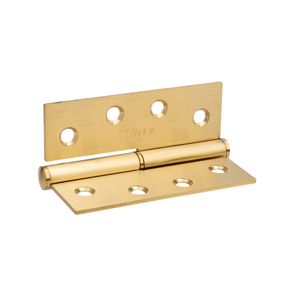 Zanda Lift-off Door Hinge (Right Hand) Satin Brass