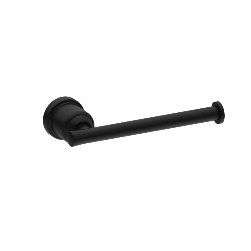 York Toilet Roll Holder Matte Black