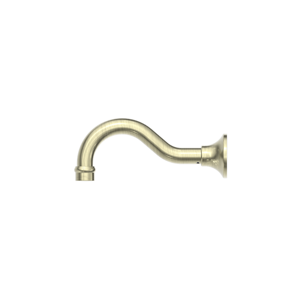 Nero York Basin Bath Spout Only Aged Brass