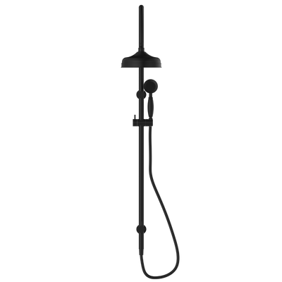 York Twin Shower with Metal Hand Shower Matte Black