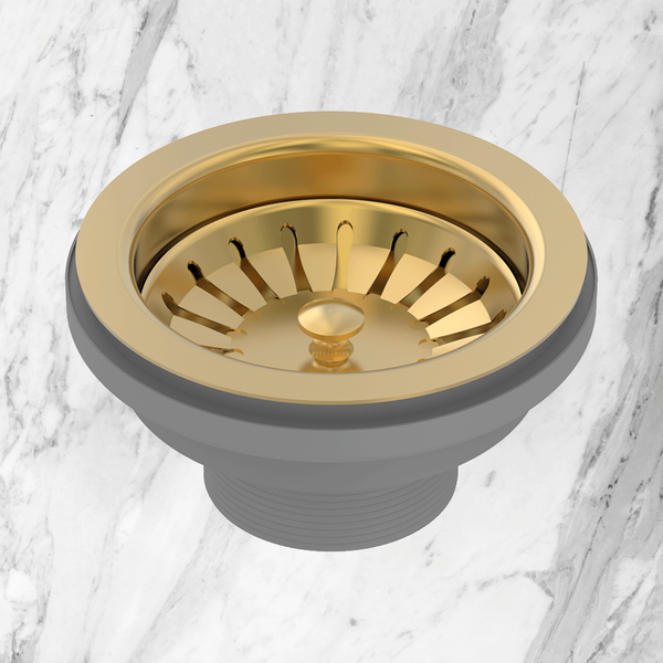 Abey Plug & Waste 90x50mm Eureka Gold