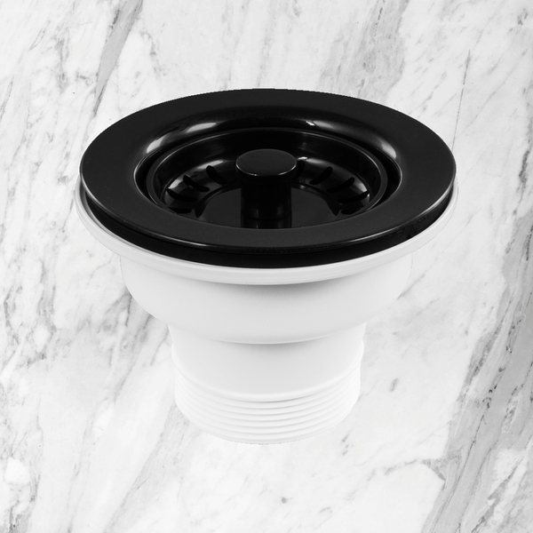 Abey Plug & Waste 90x50mm Black